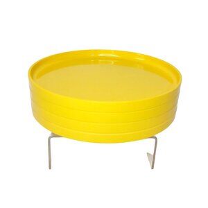 Heller Massimo Vignelli Set Of 4 Yellow 7.5" Melamine Salad Plates MCM